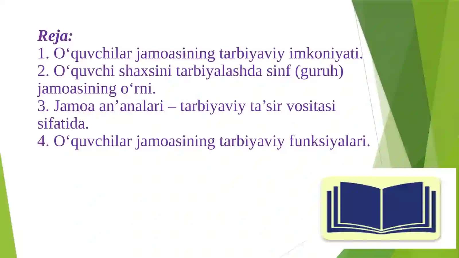 Mavzu.Sinf(guruh)jamoasiningtarbiyaviyimkoniyatlarinitashxislash 2