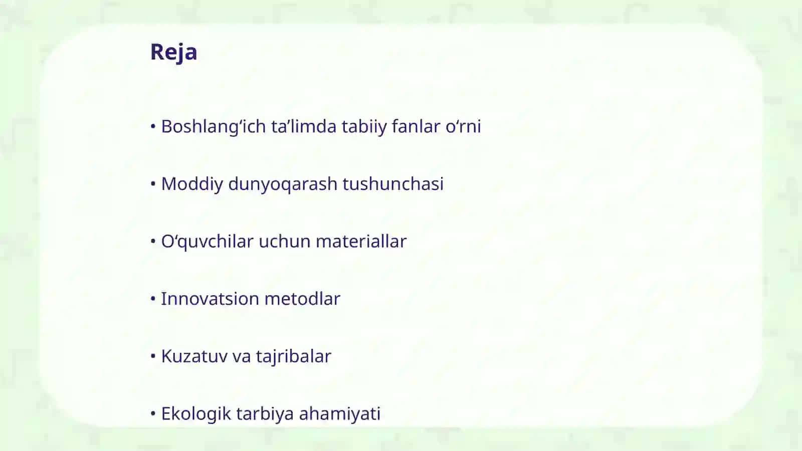 Boshlang‘ich ta’limda tabiiy fanlar o‘rni 2