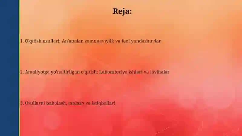 Maxsus fanlarni o'qitishda qo'llaniladigan ta'lim metodlari 2