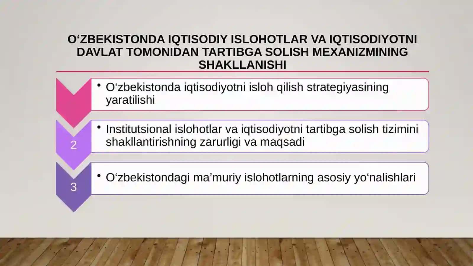 Iqtisodiyotni davlat tomonidan tartibga solish mexanizmi 2