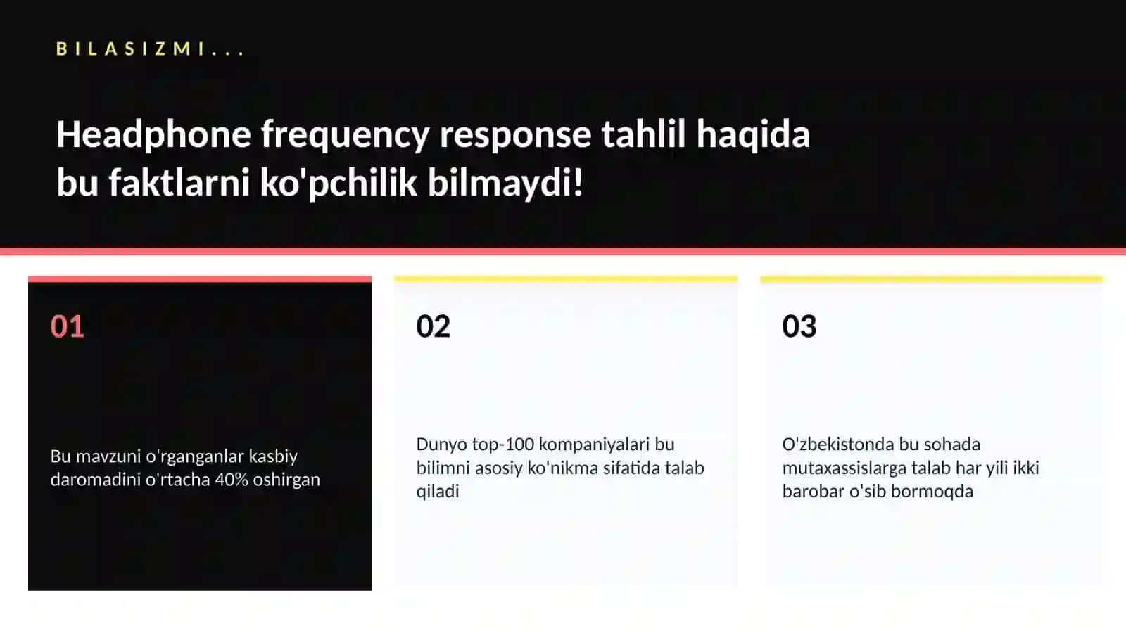 Headphone frequency response tahlil 2