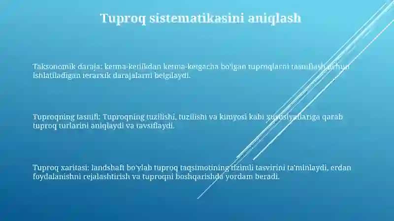 Dunyo Tuproqlari Sistematikasi 2