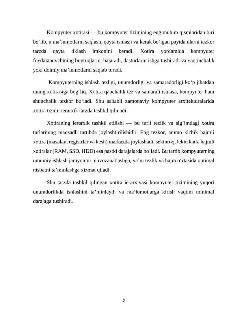 Kompyuter xotirasi 2