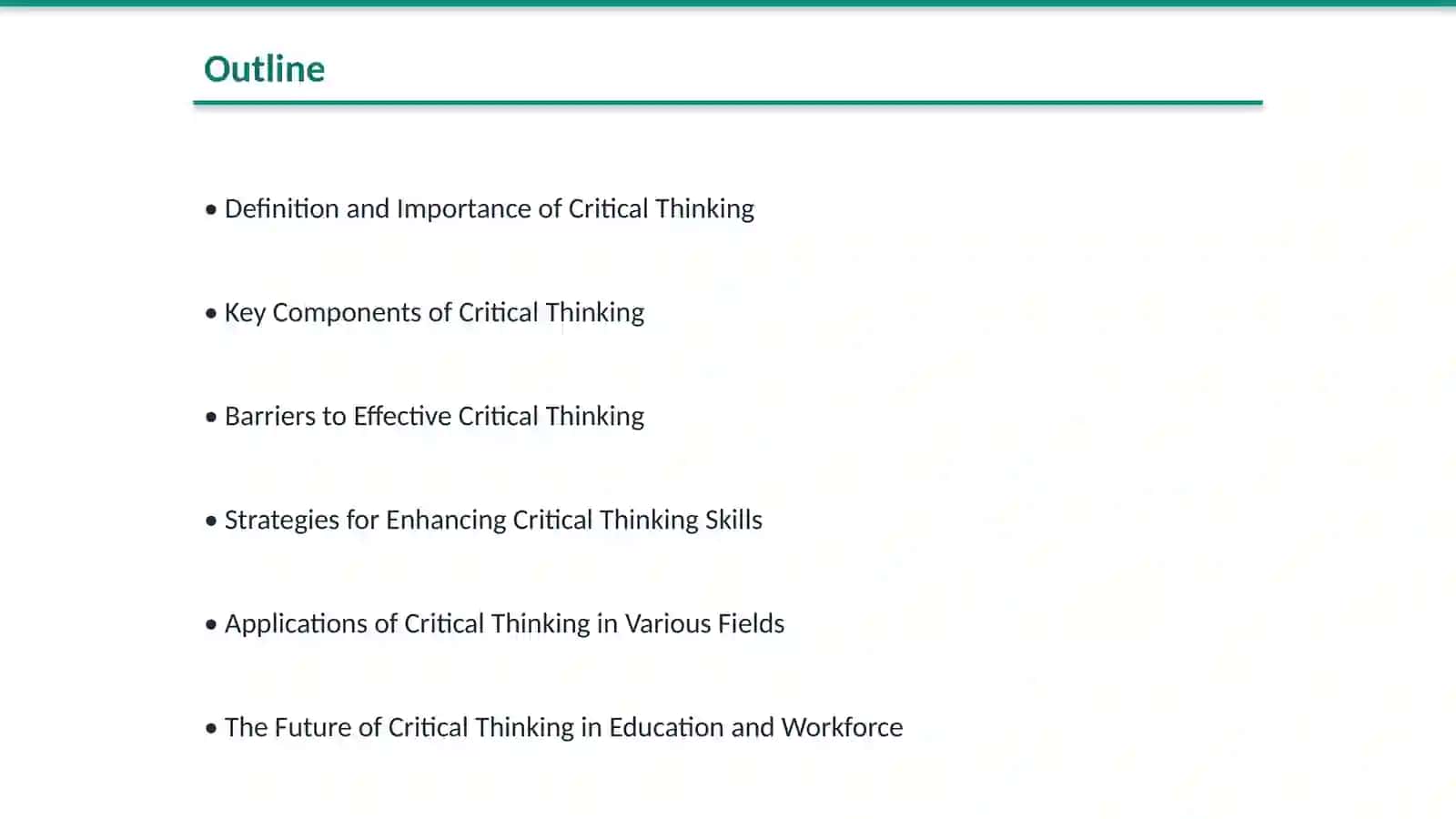 Critical Thinking 2
