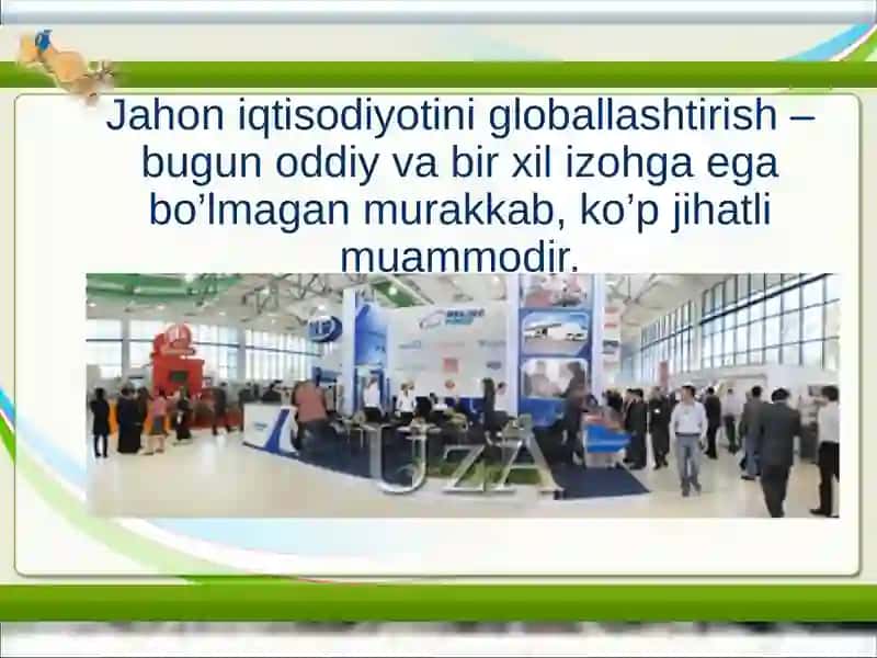 Jahon iqtisodiyotining Global muammolari 2