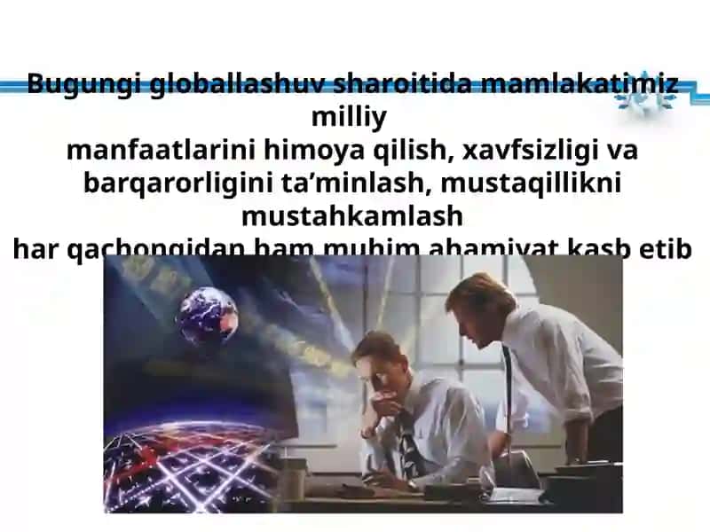 Global ma`naviyat-globallashuvning g`oyaviy asosi 2