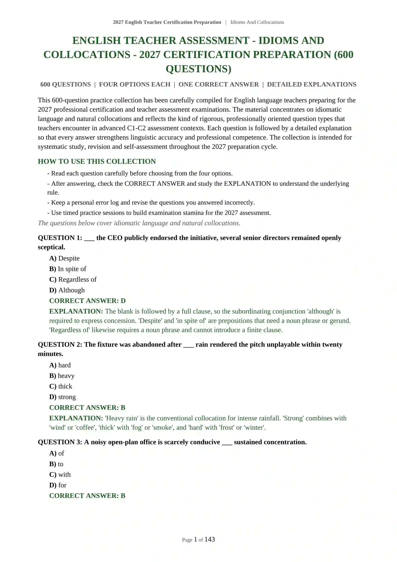 Idioms And Collocations 2