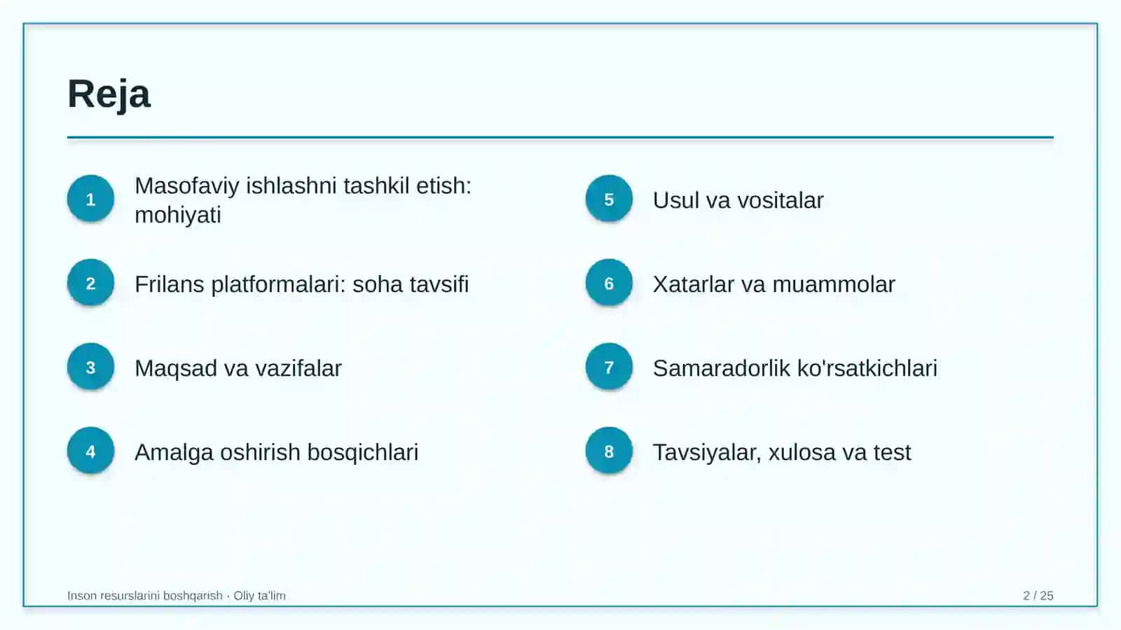 Frilans platformalarida masofaviy ishlashni tashkil etish 2