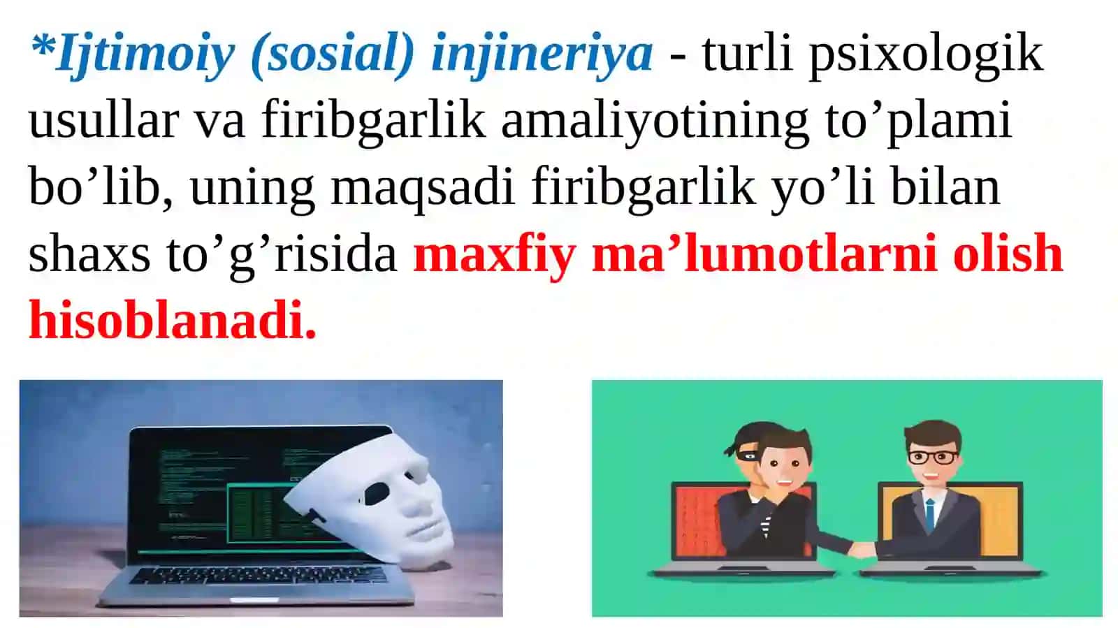Ijtimoiy injineriyaga qarshi himoya 2