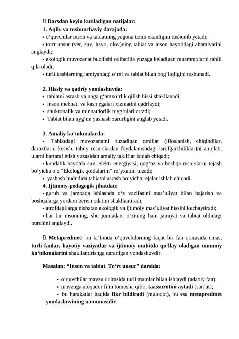 "O'ZLIKNI ANGLASH" darslari 2