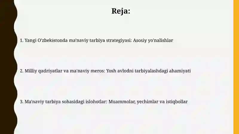 Yangi O'zbekistonda ma'naviy tarbiyaning o'ziga xos xususiyatlari 2
