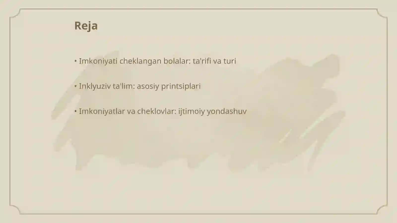 Imkoniyati Cheklangan Bolalar va Inklyuziv Ta’lim 2