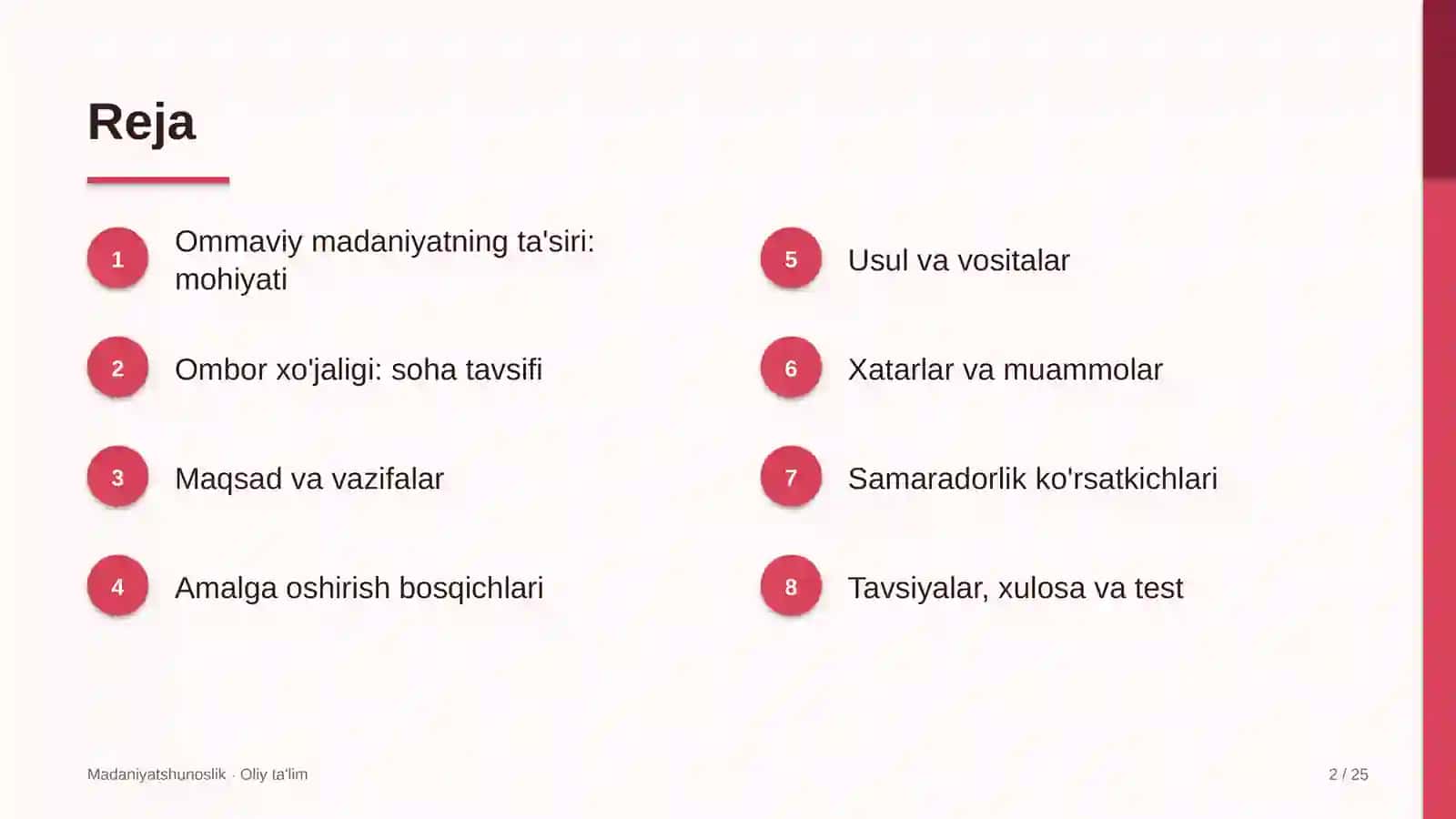 ombor xo'jaligida ommaviy madaniyatning ta'siri 4540 2