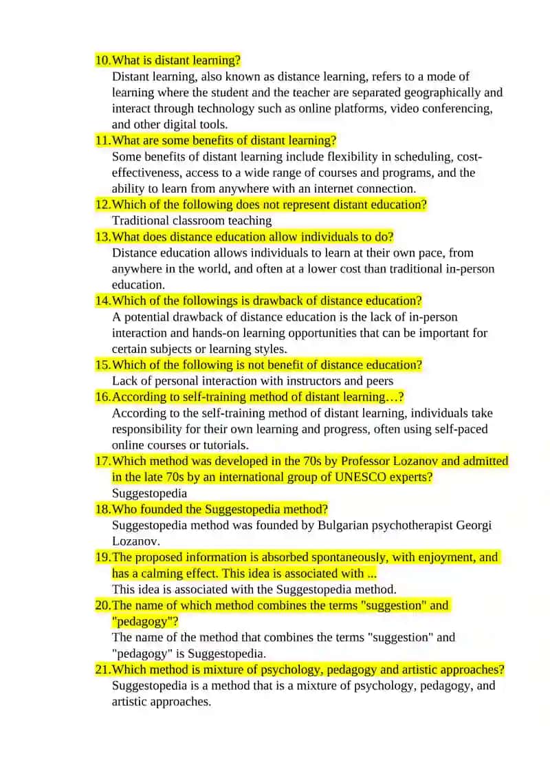 Final Assessment Questions on Teaching Pronunciation 2