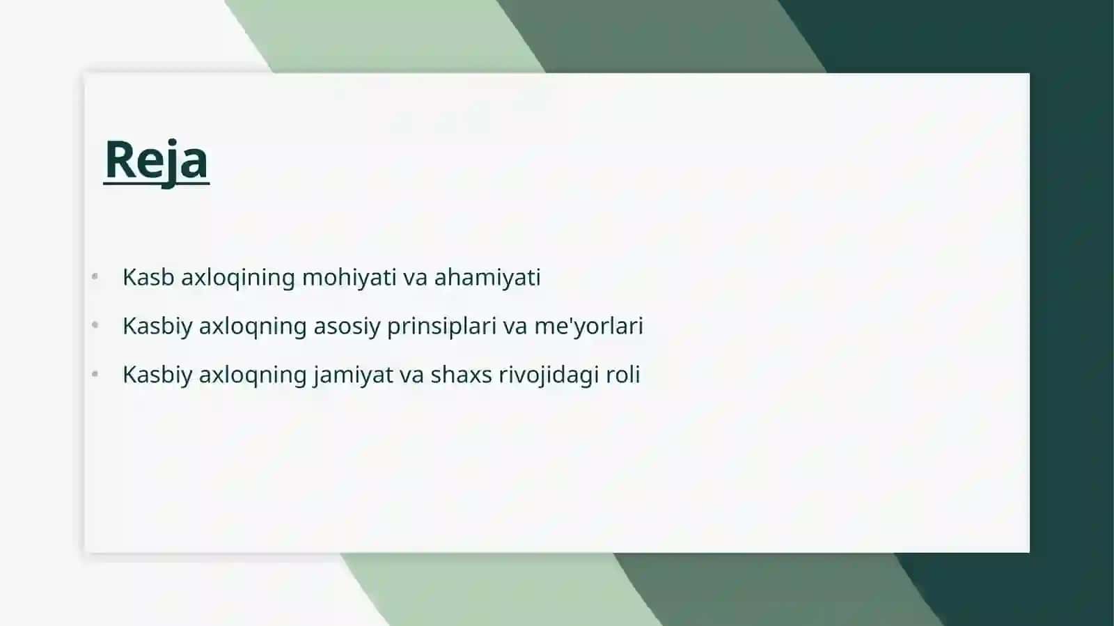 Kasb axloqi 2