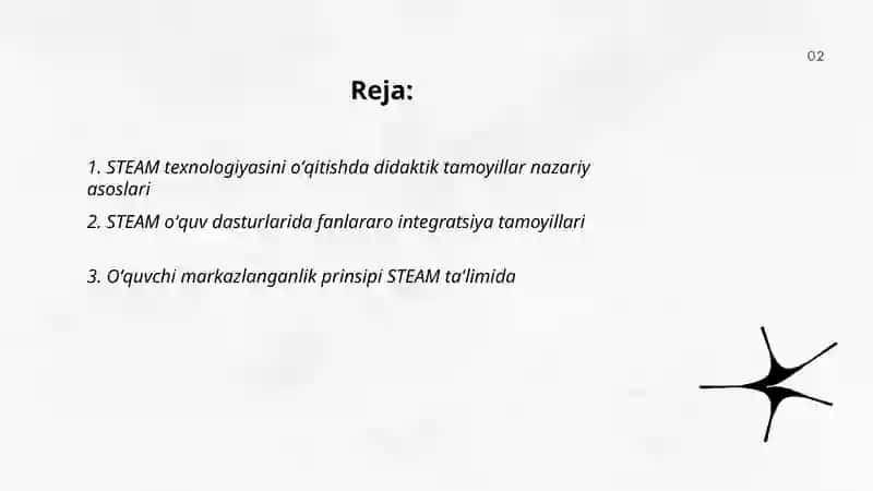 STeam texnalogiyasi oʻqitishning didaktik tamoyillari oʻrganish va tahlil qilish 2