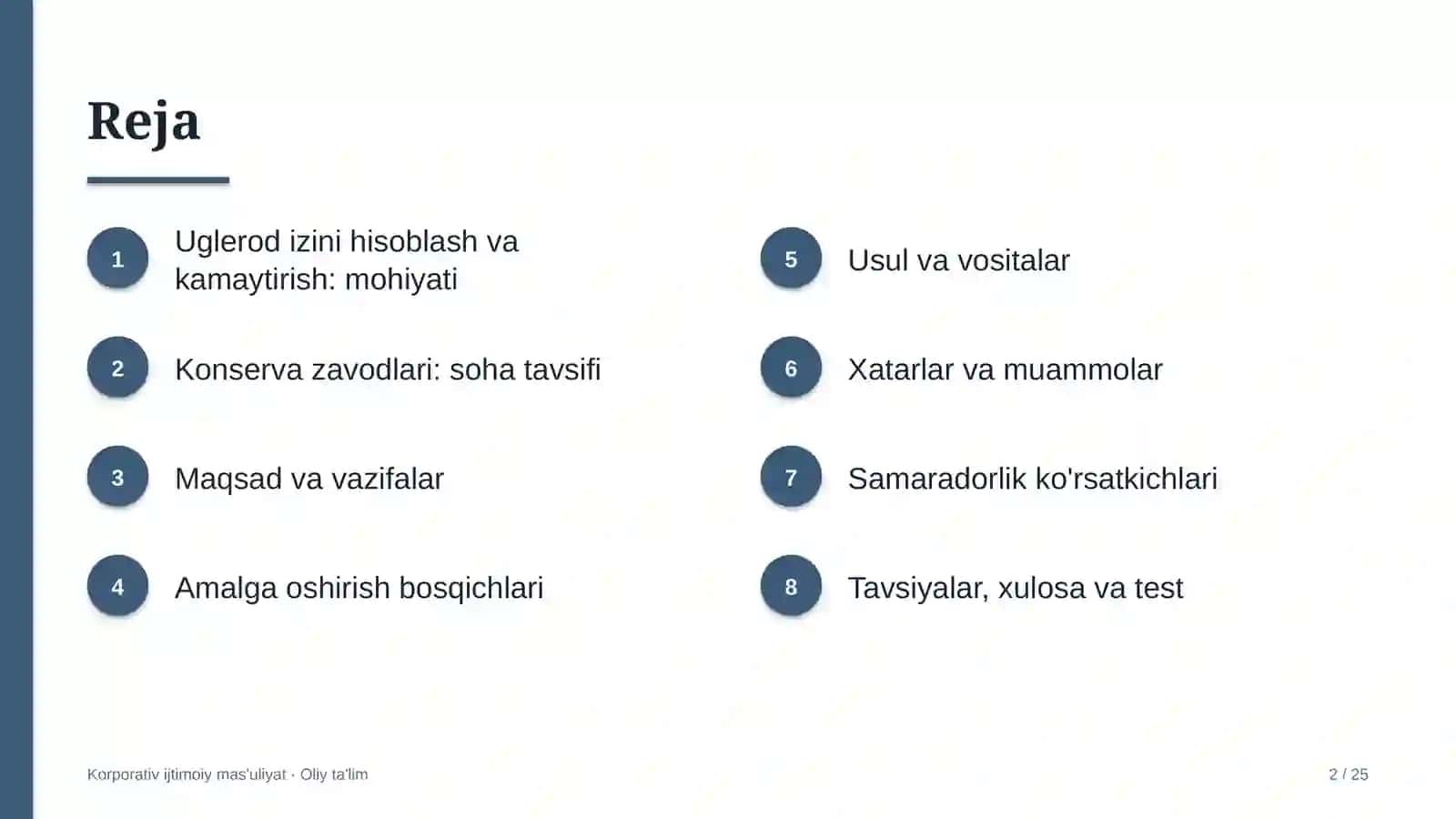 Konserva zavodlarida uglerod izini hisoblash va kamaytirish 2