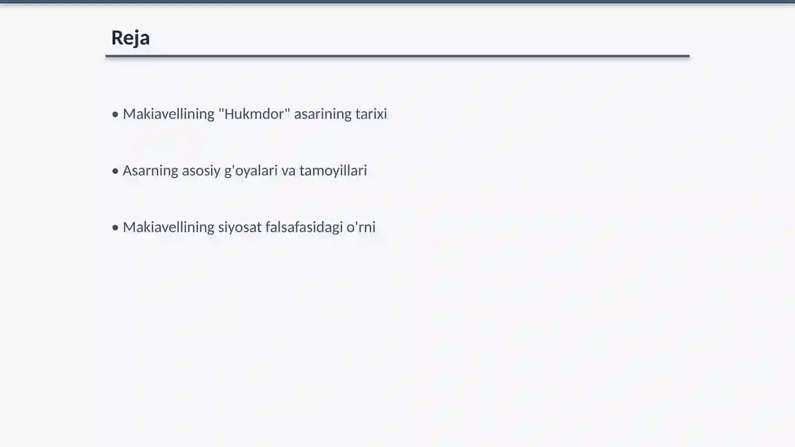 Makivelli "Hukmdor" asari 2