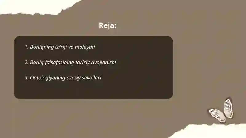 Borliq falsafasi 2