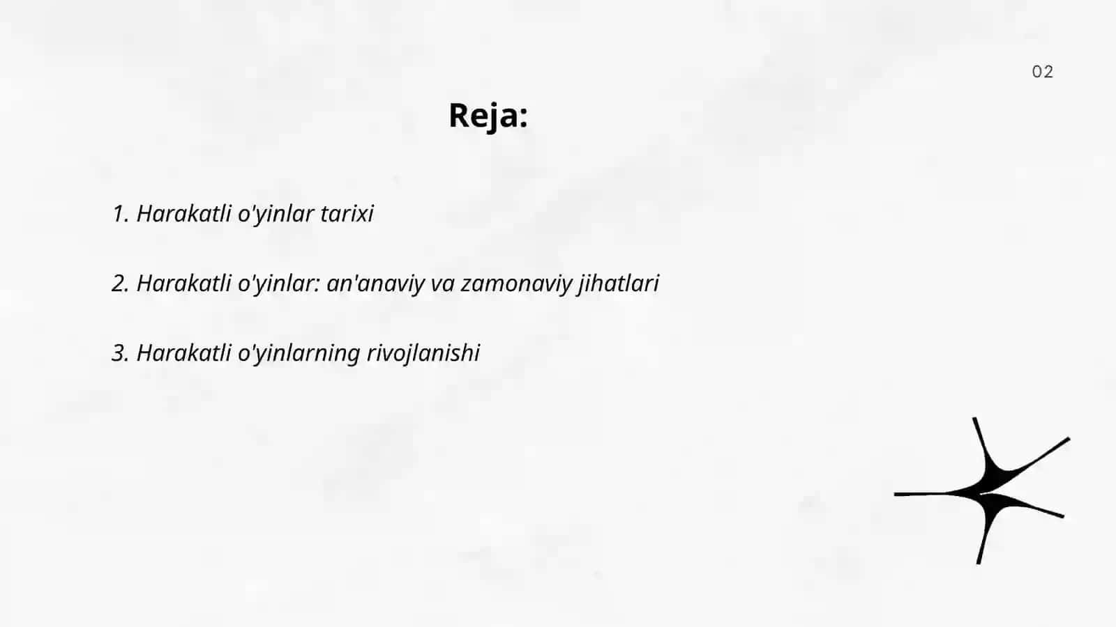 Harakatli o'yinlarni qisqacha tarixi, turkumlari va pedagogik ahamiyati 2