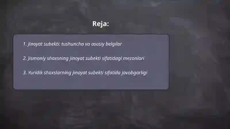 Jinoyat subekti 2