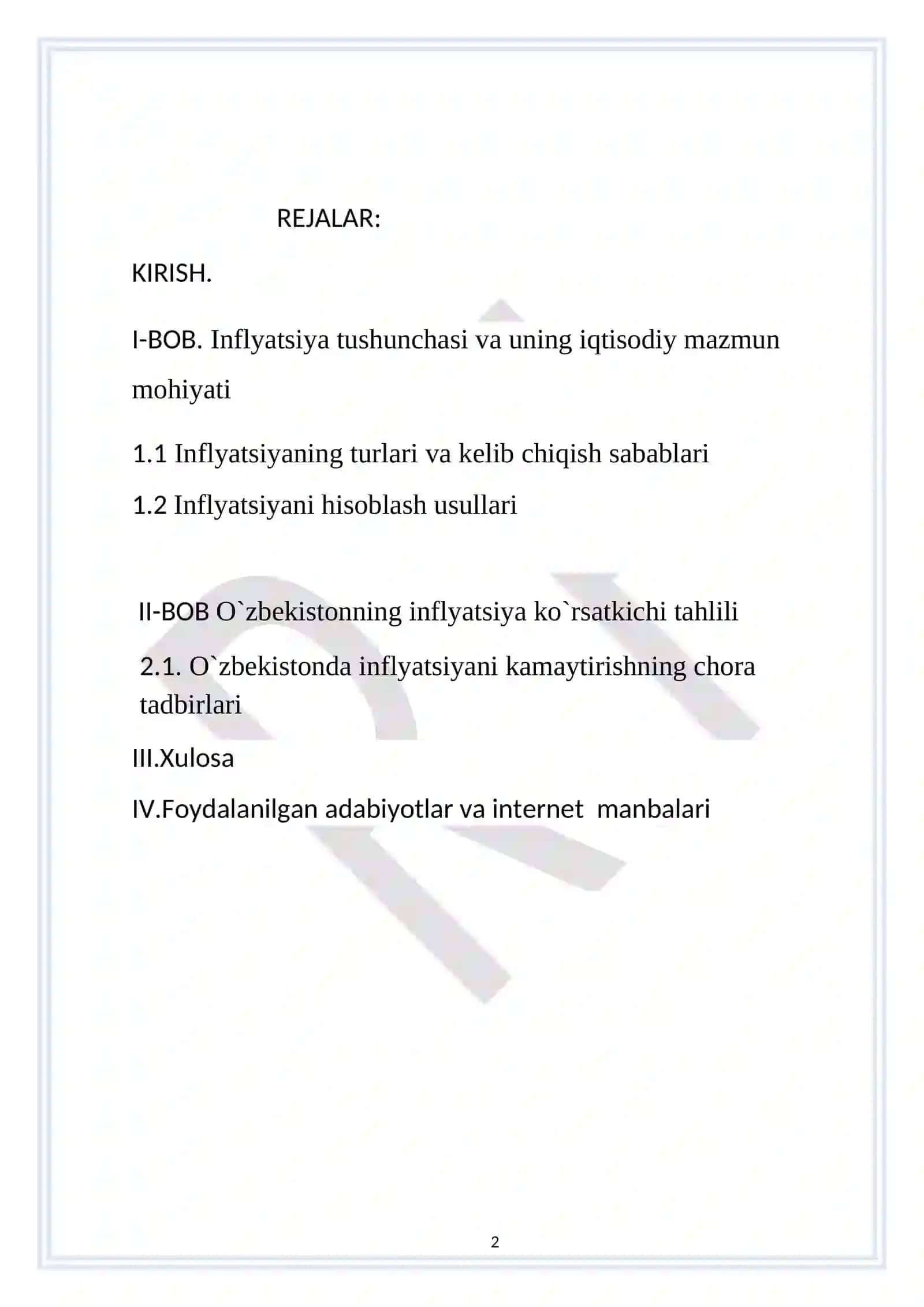 Inflyatsiyada inflyatsiya kutilmalarining ta’siri 2