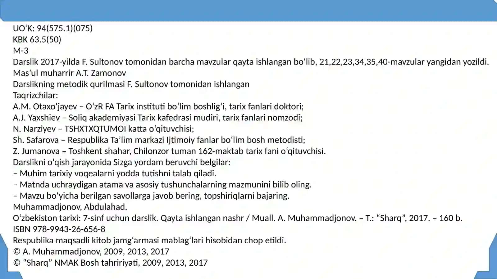 O'zbekistontarixi(IVasrdanXVIasrgacha) 2