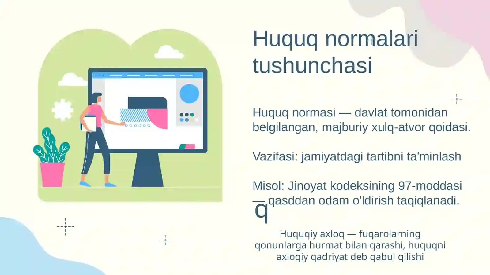 Huquq va axloq normalari o'rtasidagi munosabatlar 2
