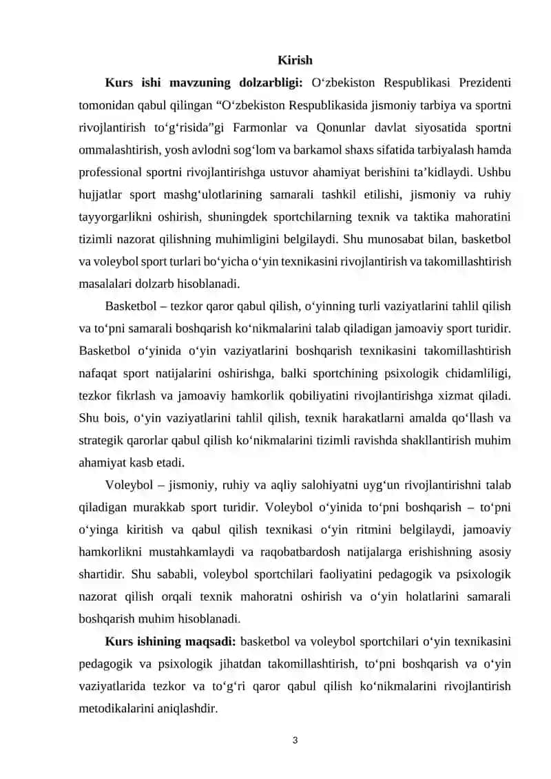 Basketbolda o‘yin vaziyati texnikasini takomillashtirish 2