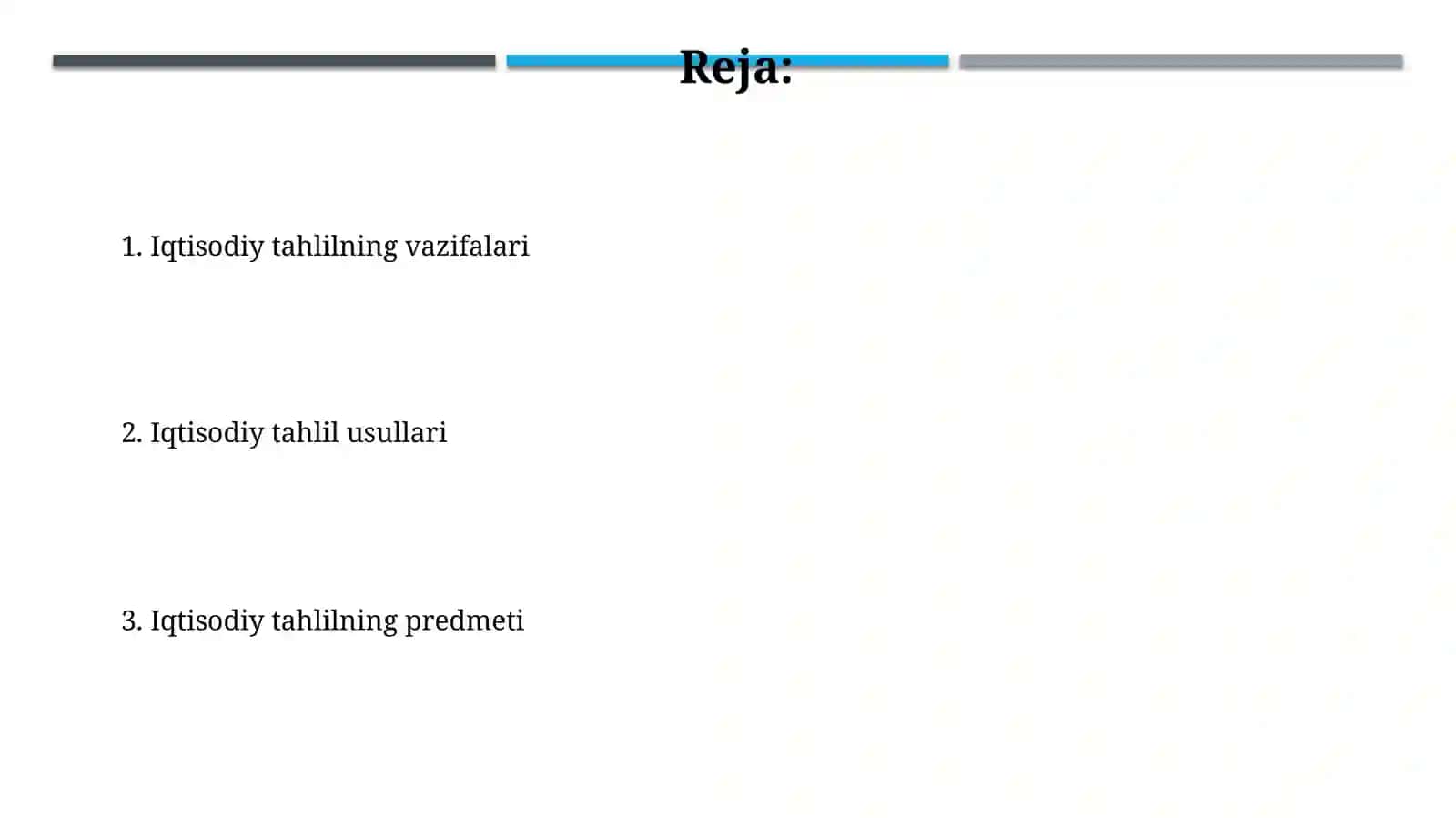 Iqtisodiy tahlil faning predmeti, vazifalari 2