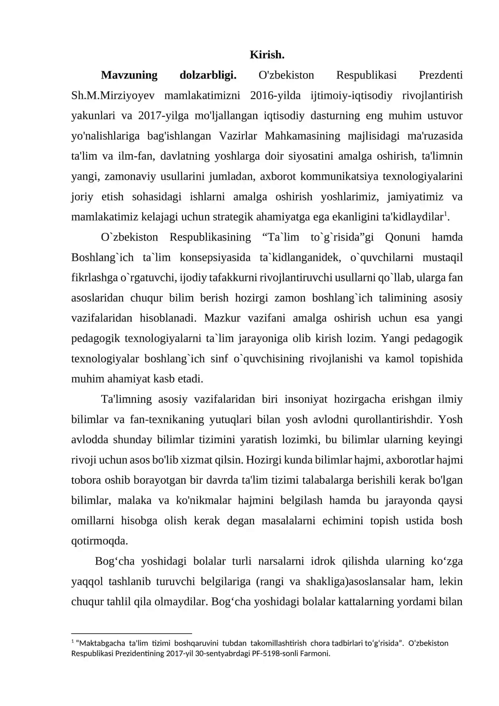 Maktabgacha davri bolalarida idrok jarayonlarining rivojlanishi 2