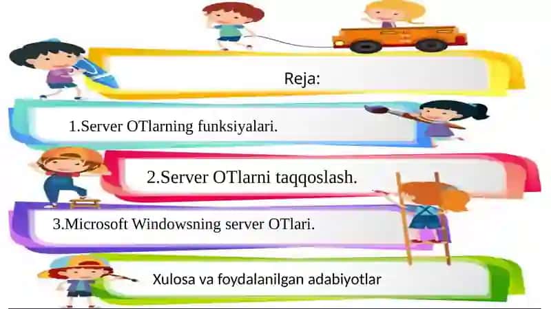 Windows Server OT talqinlarining funksional imkoniyatlari 2