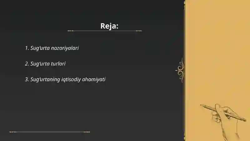 Sug‘urta menejmenti 2