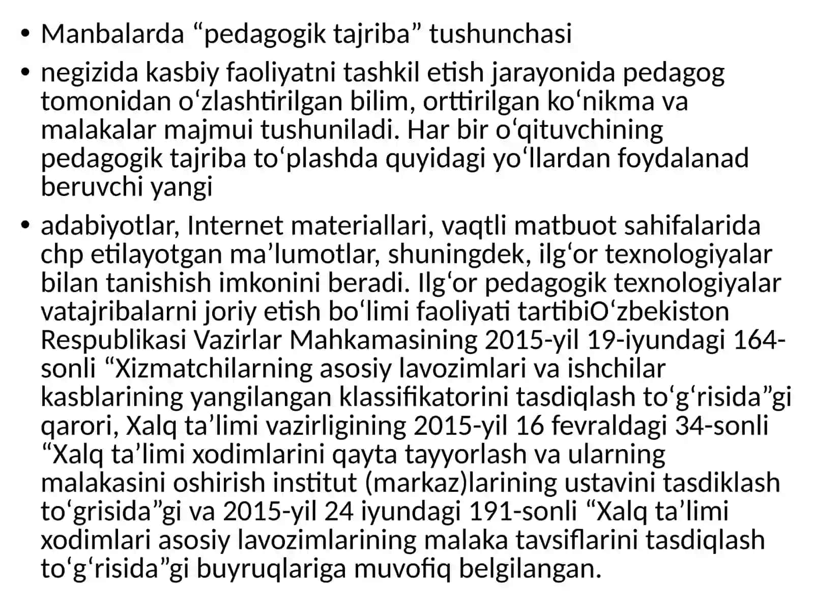 Pedagogik tajribatoʻplash 2