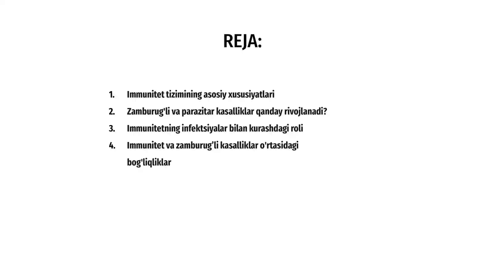 Immunitet tizimi va zamburug'li kasalliklar 2