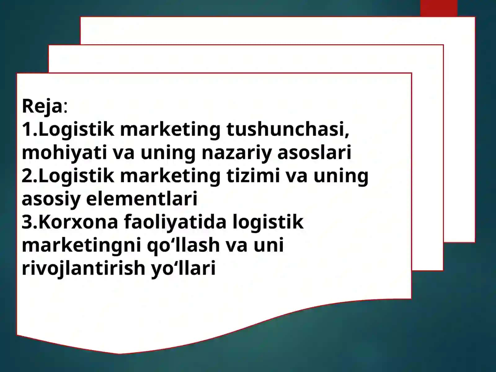 Logistik marketing 2