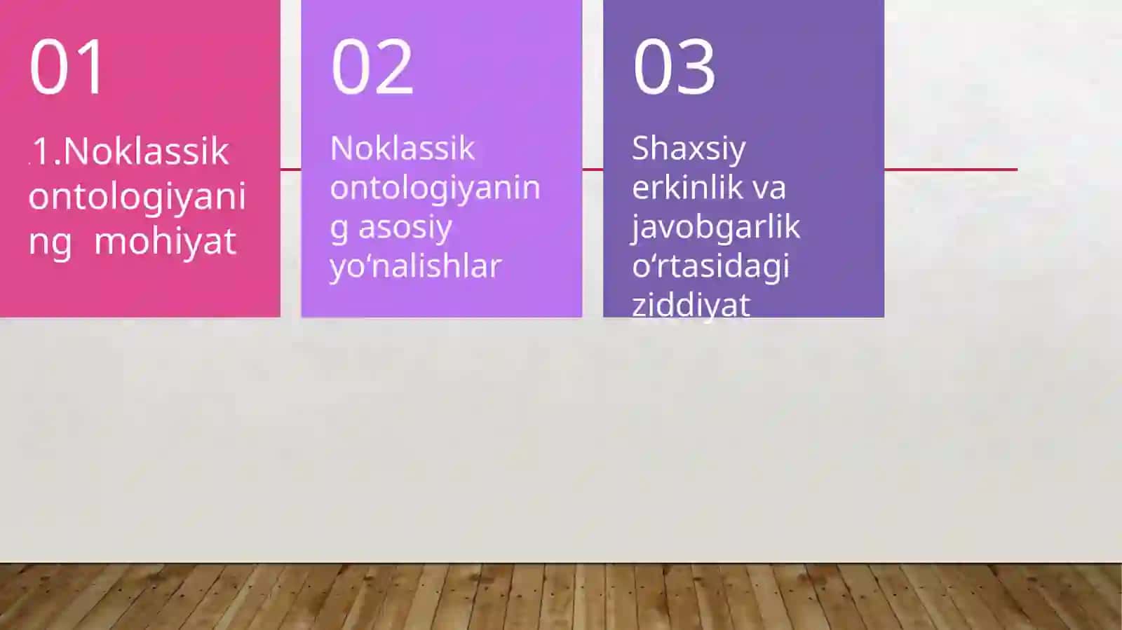 Noklassik ontologiyaniŋ yo'nalishlari va mohiyati 2
