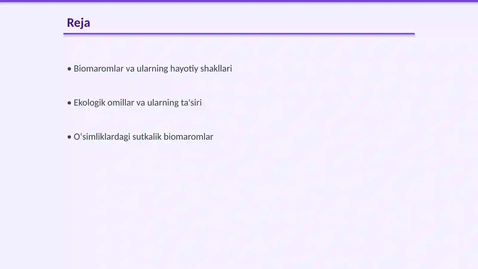 Biomaromlar va tirik organizmlarning hayotiy shakllari 2