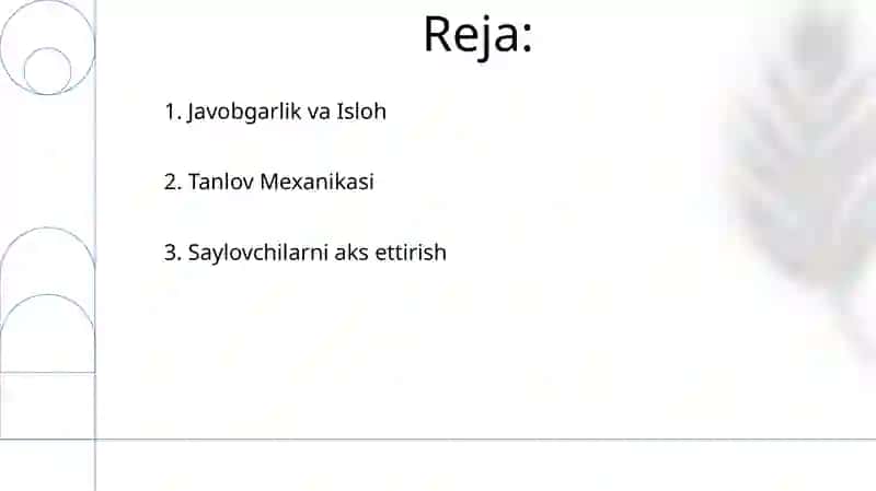 Saylov-demokratiya ko'zgusi 2