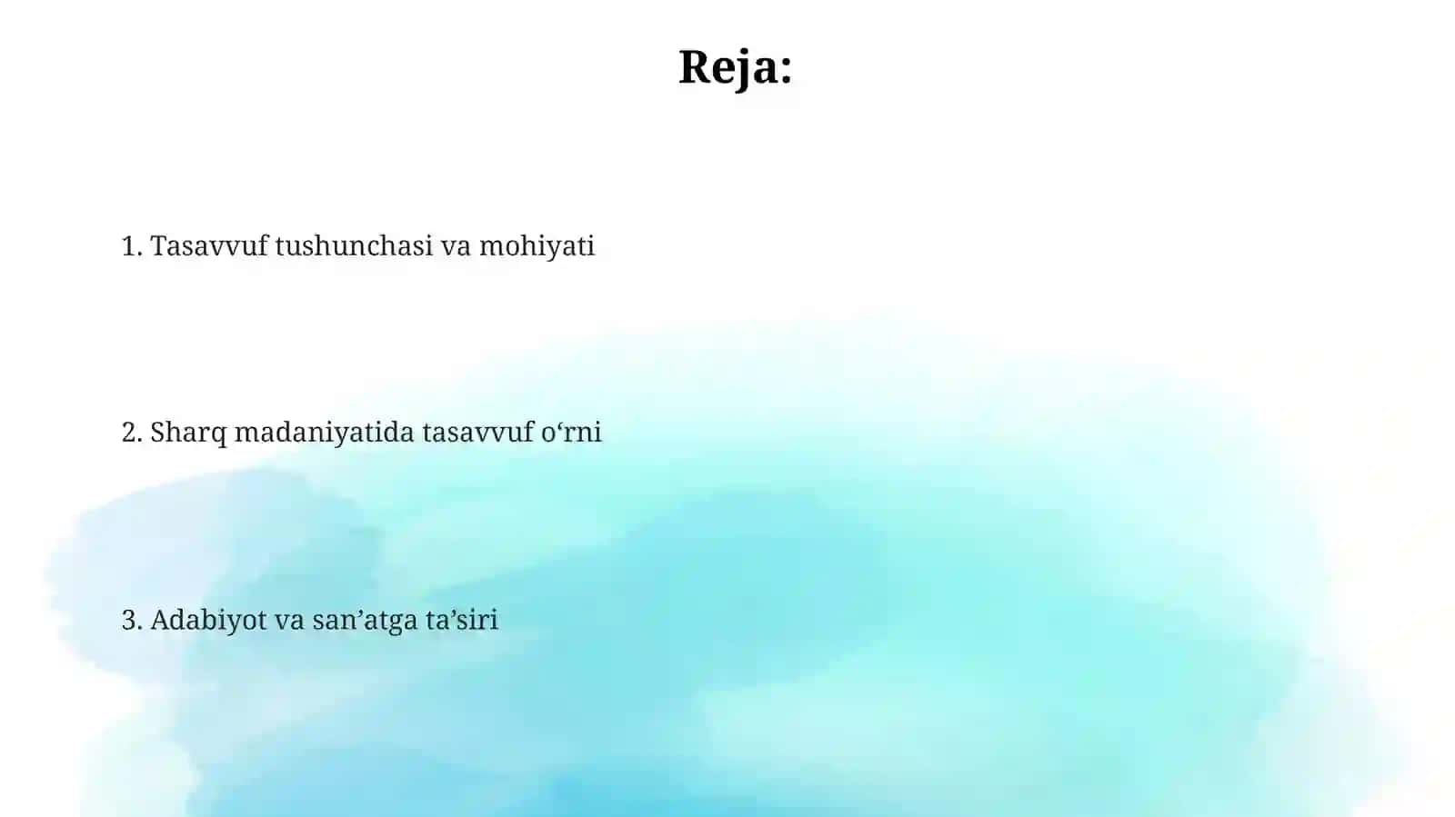 Tasavvuf talimoti ning sharq madaniyatiga tasiri 2