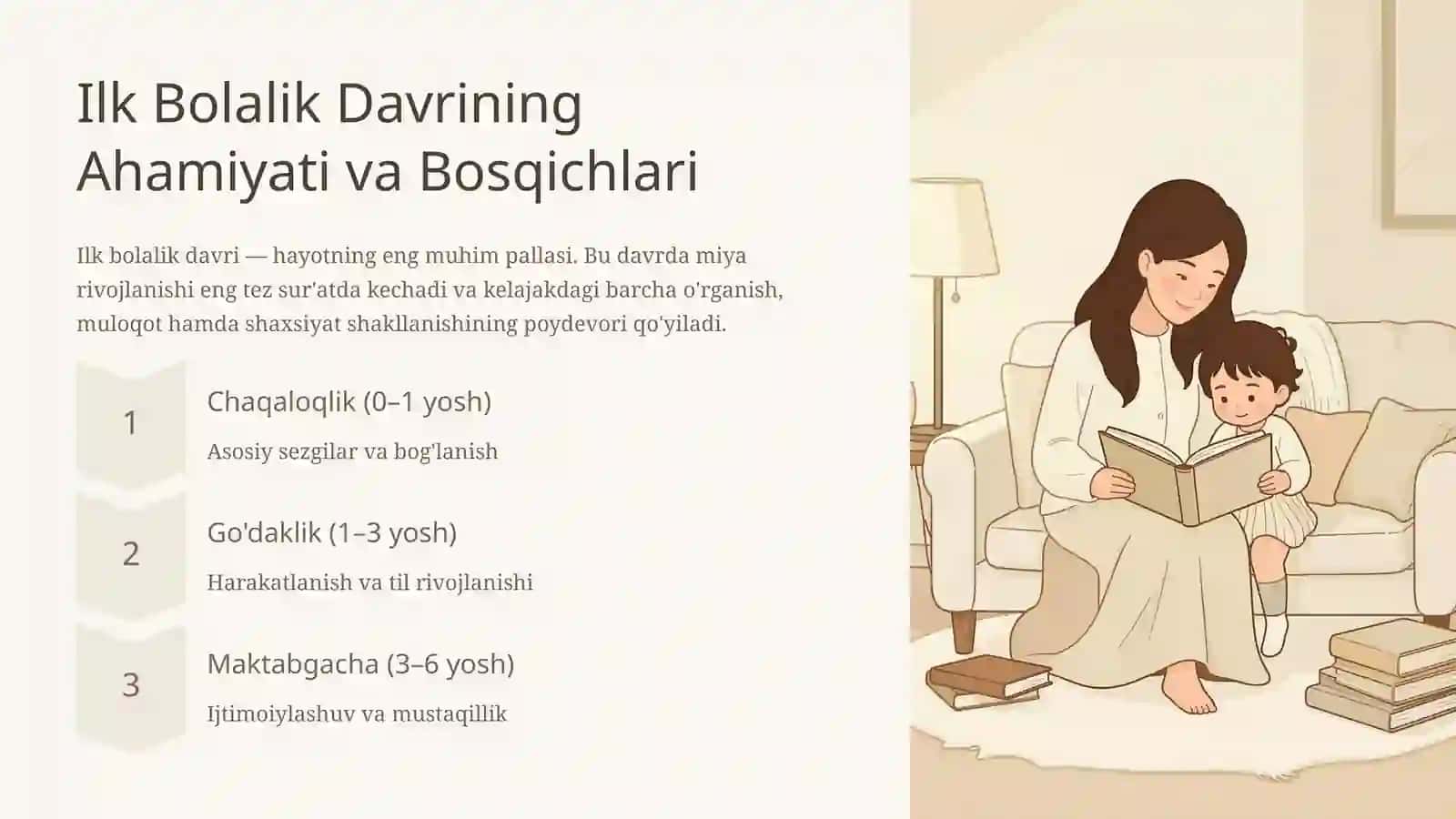 Ilk Bolalik Davri Rivojlanish Xususiyatlari 2
