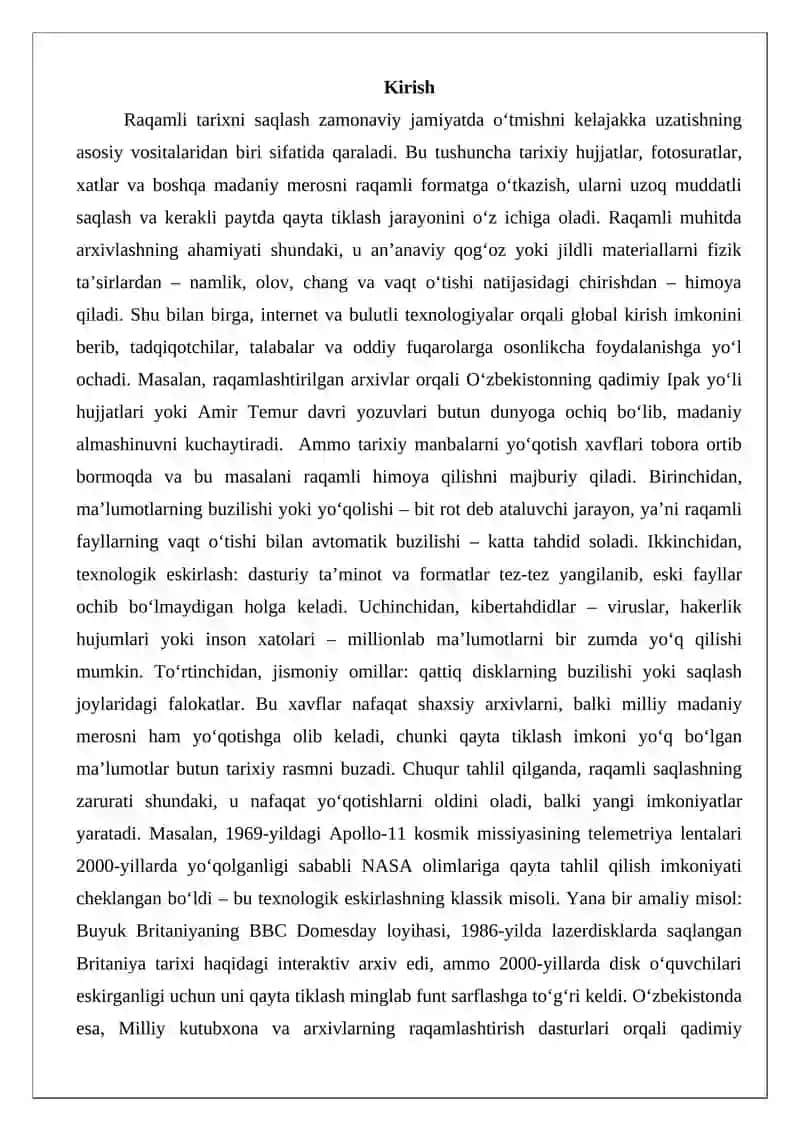 Raqamli tarixni saqlash 2
