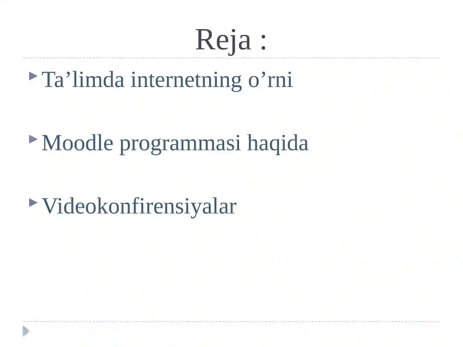 Ta’lim jarayonini tashkil etishda internetxizmatlaridan foydalanish va videokonfensiyalar 2