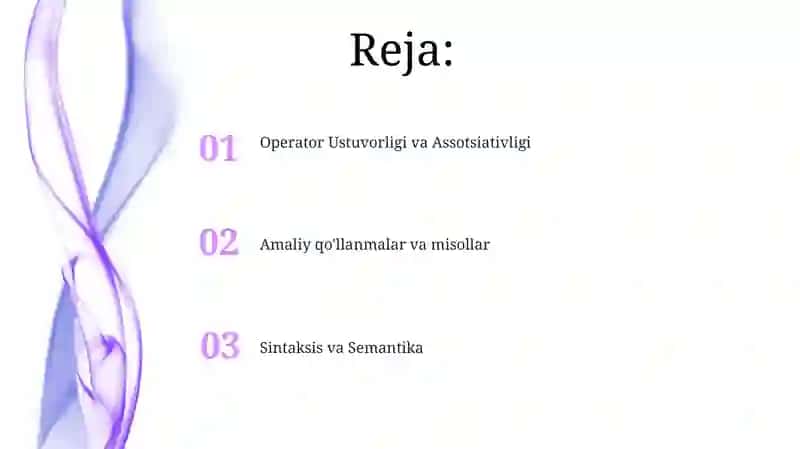 Shart operatori 2