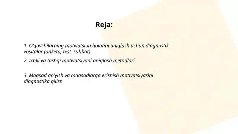 O'quvcilarning matevatsion holatini diagnostika qilish 2