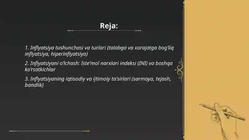 Inflyatsiya va unga qarshi kurashish yo‘llari 2
