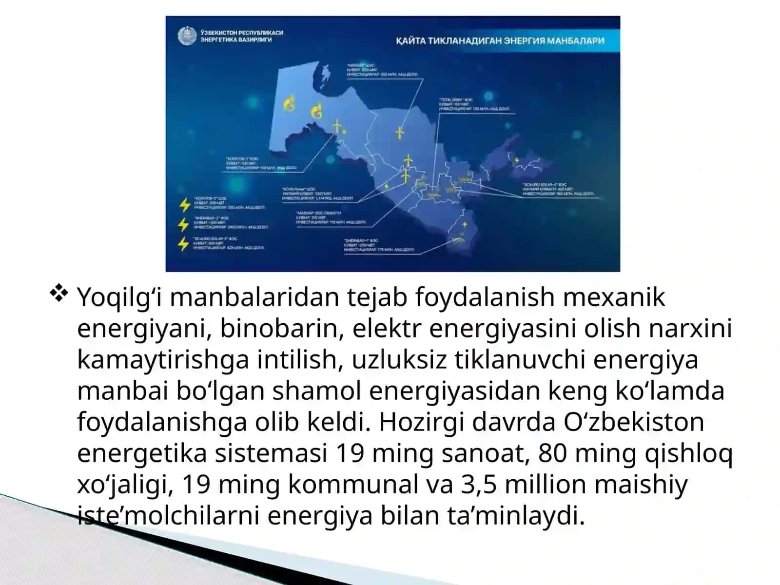 Quyoshenergetikasi taqdimoti 2