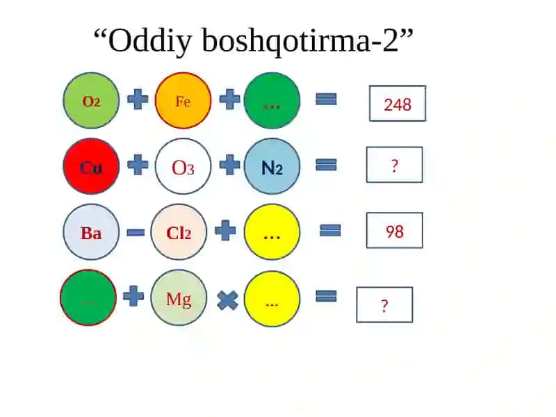 Oddiyboshqotirma 2