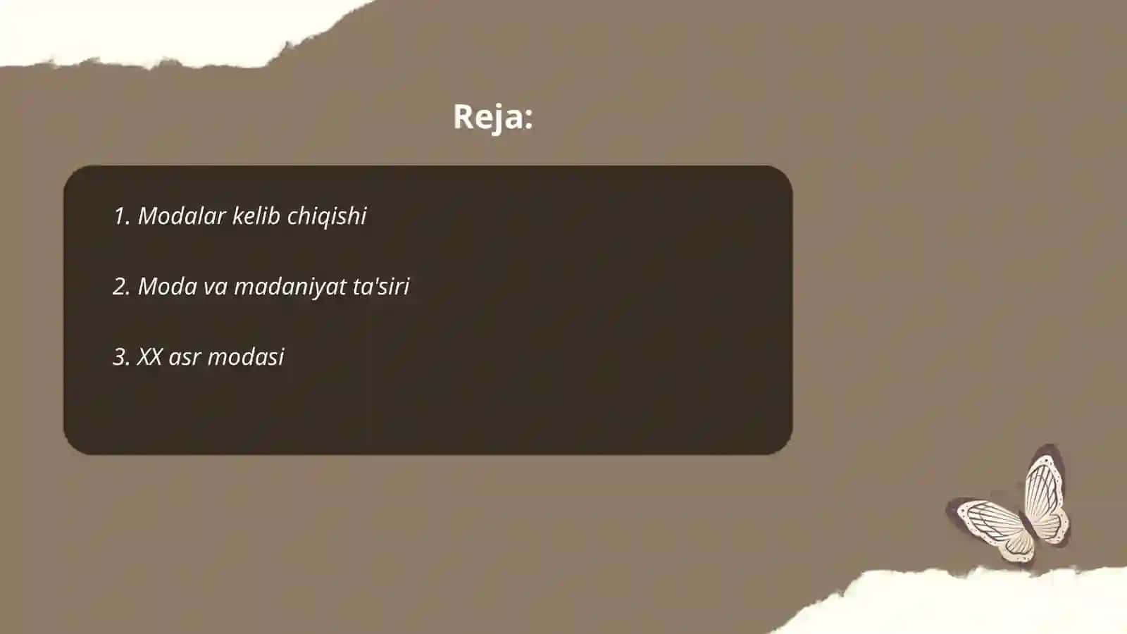 Modalar tarixi 2