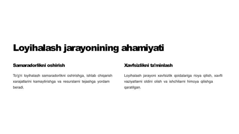 Konsentratsiya va taqsimlash tizimlarini loyihalash jarayoni 2